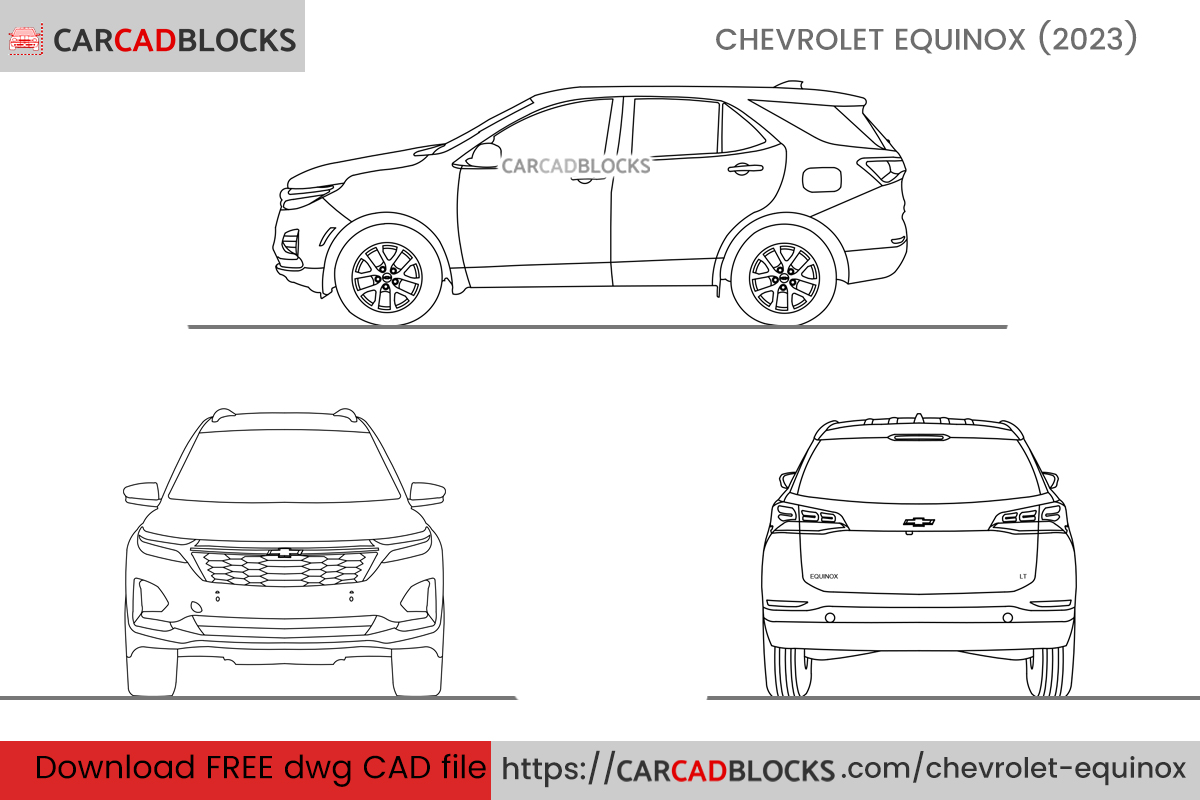 Chevrolet Equinox CAD Block Free
