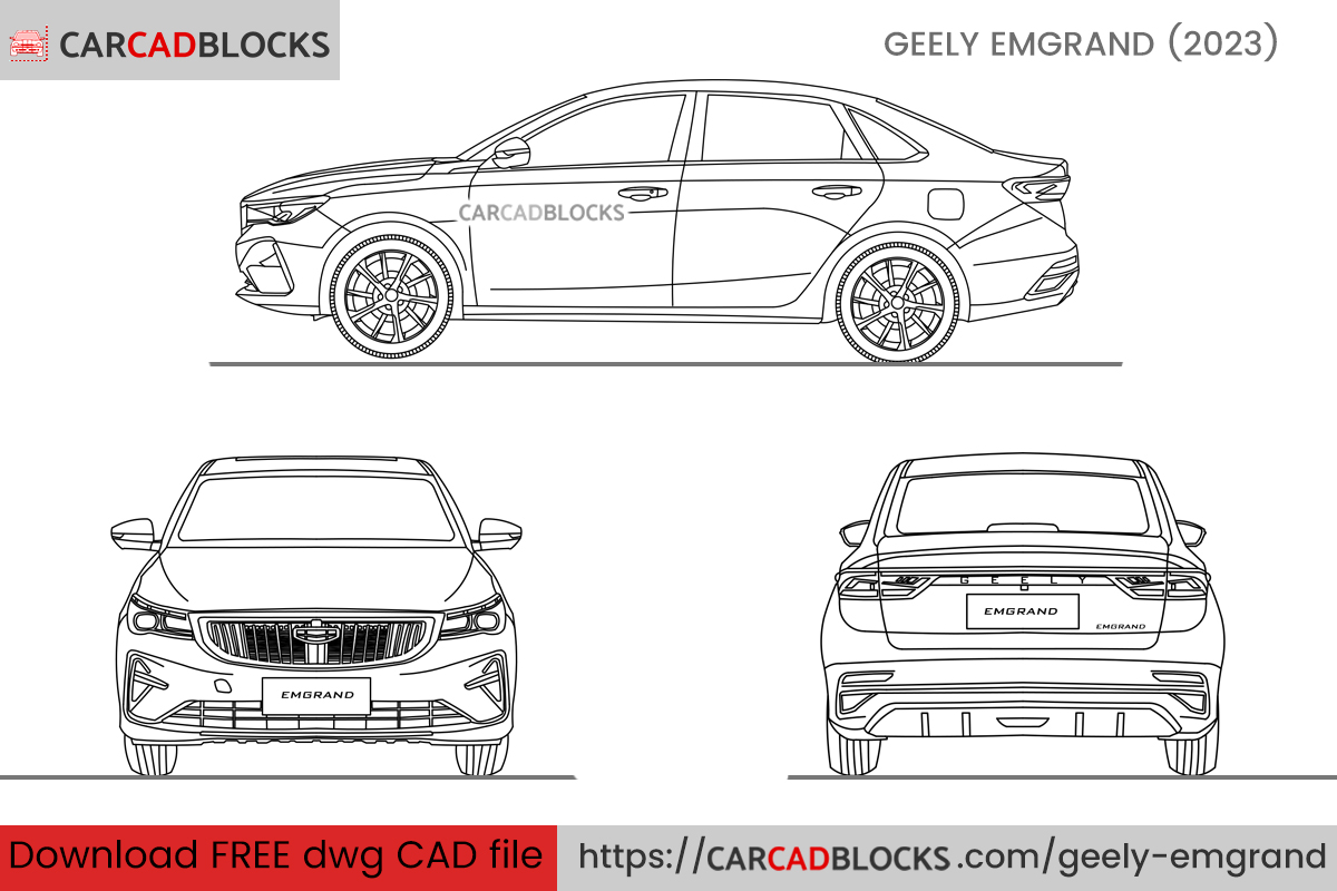 Geely Emgrand Free CAD block, DWG File