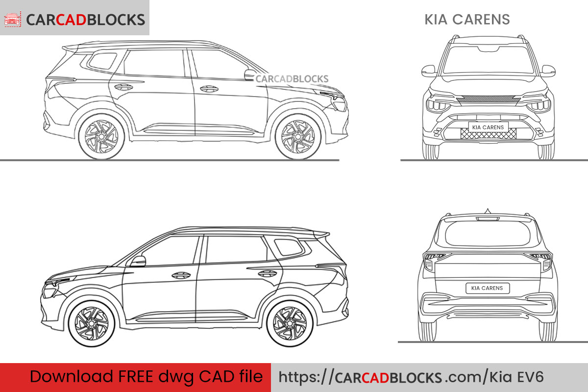 Kia Carens CAD Block Free