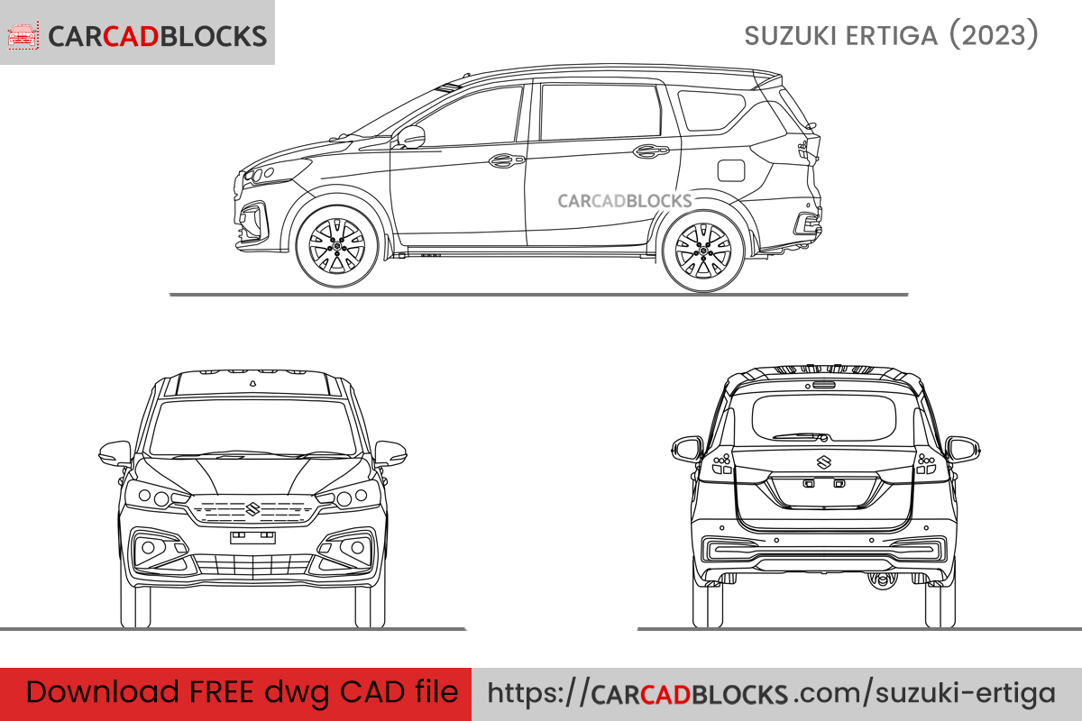 Suzuki Ertiga CAD Block Free